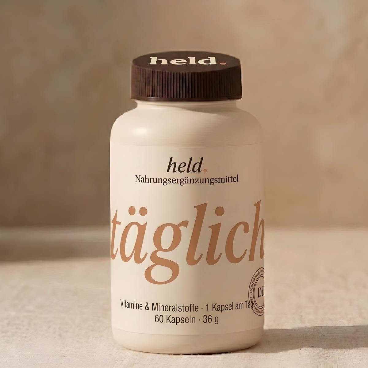 held. täglich — Vitamine & Mineralstoffe, 1 Kapsel am Tag, 60 Kapseln