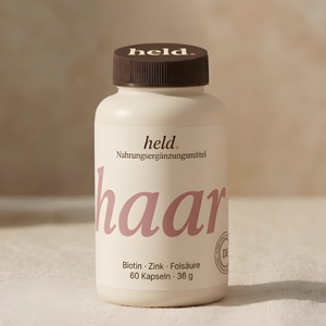 haar — Biotin, Zink & Folsäure (60 Kapseln)